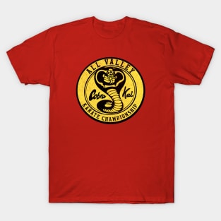 Cobra Kai - All Valley Karate Championship - vintage logo T-Shirt